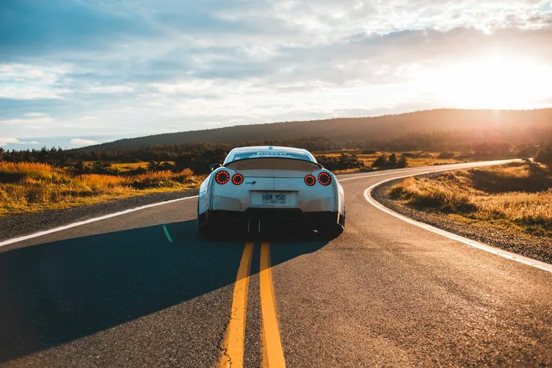 Texas Hill Country backroad on a private couples driving journey